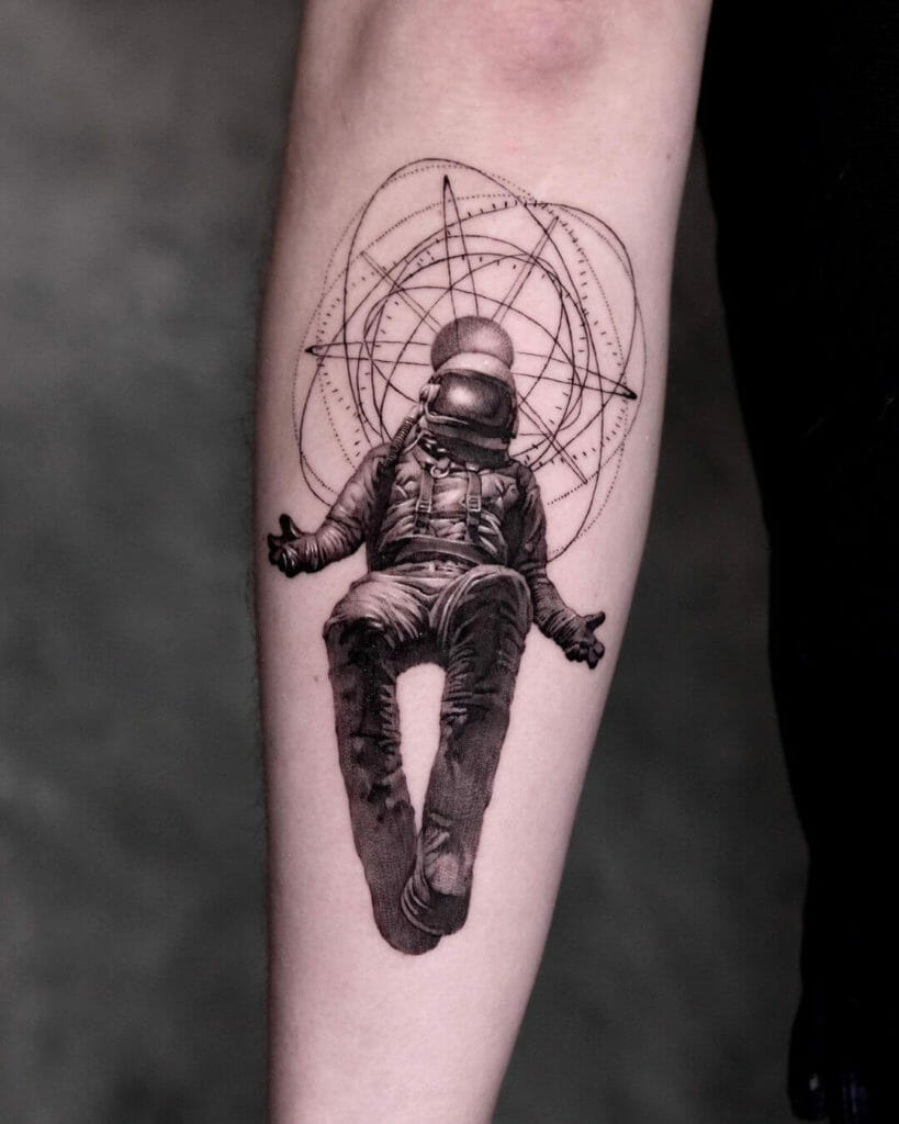 101 Best Astronaut Tattoo Ideas You'll Have To See To Believe! - Outsons