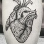 Astromical Heart Tattoos