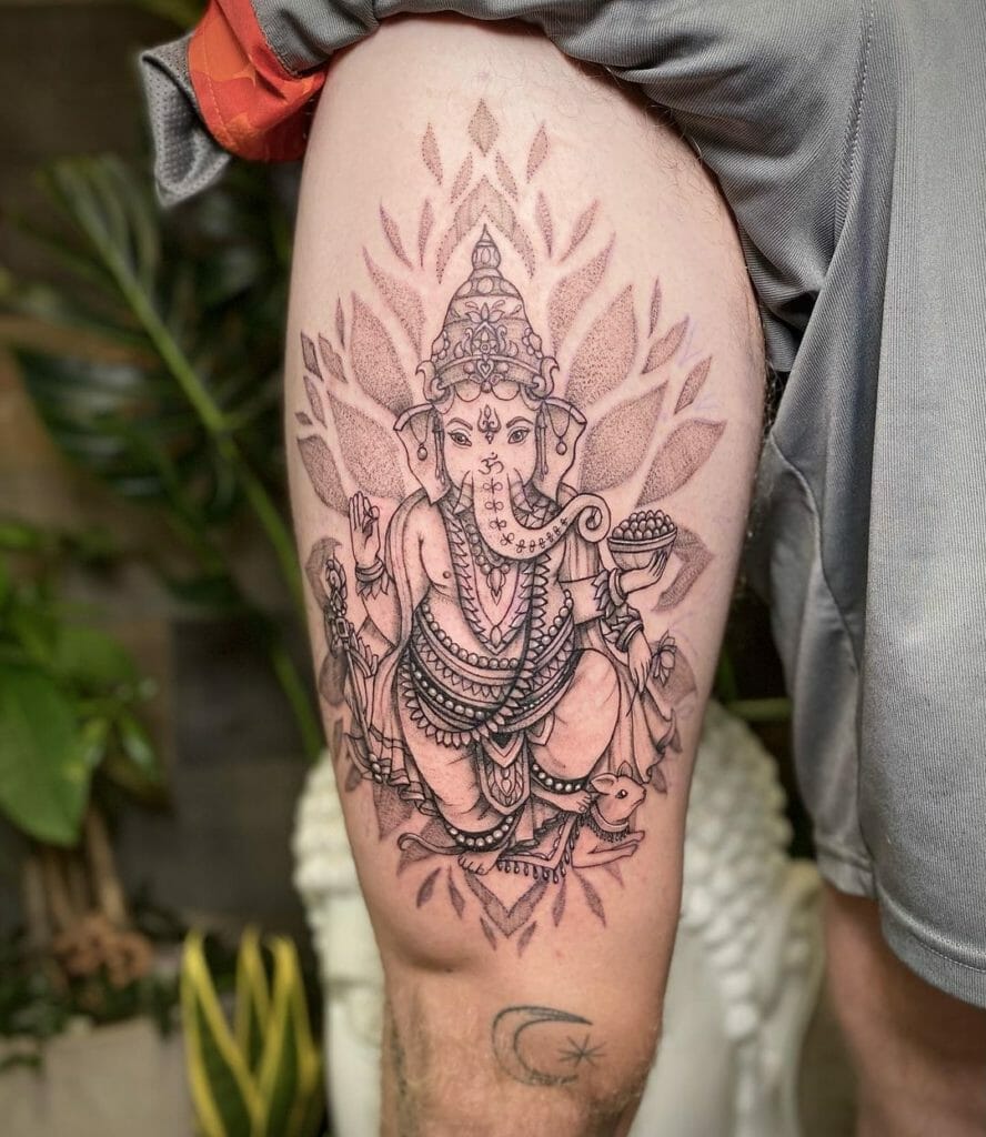 Baby Ganesha Tattoo