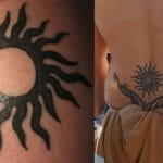 Back Black Sun Tattoos