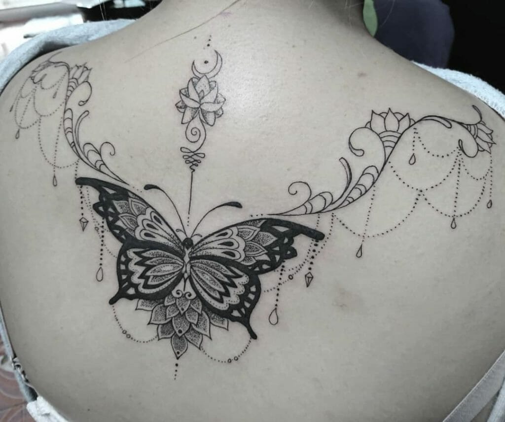 Back Butterfly Tattoo