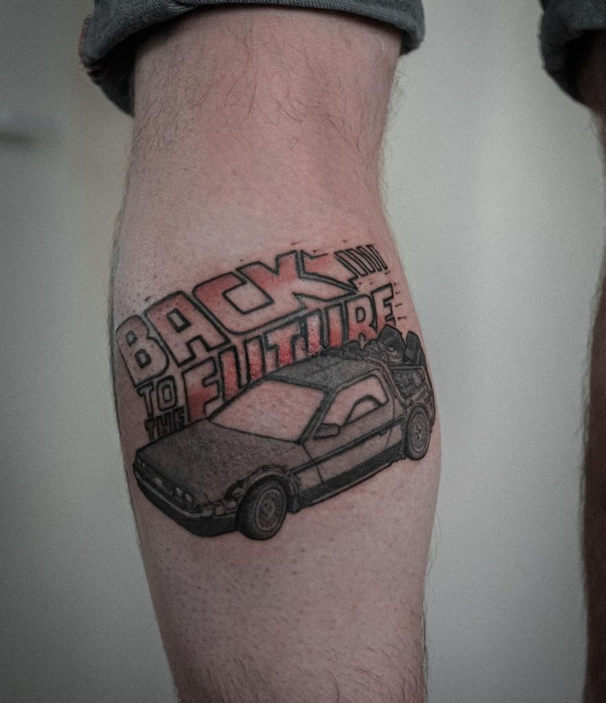 Back To The Future Tattoo Design For The Sci-Fi Geeks