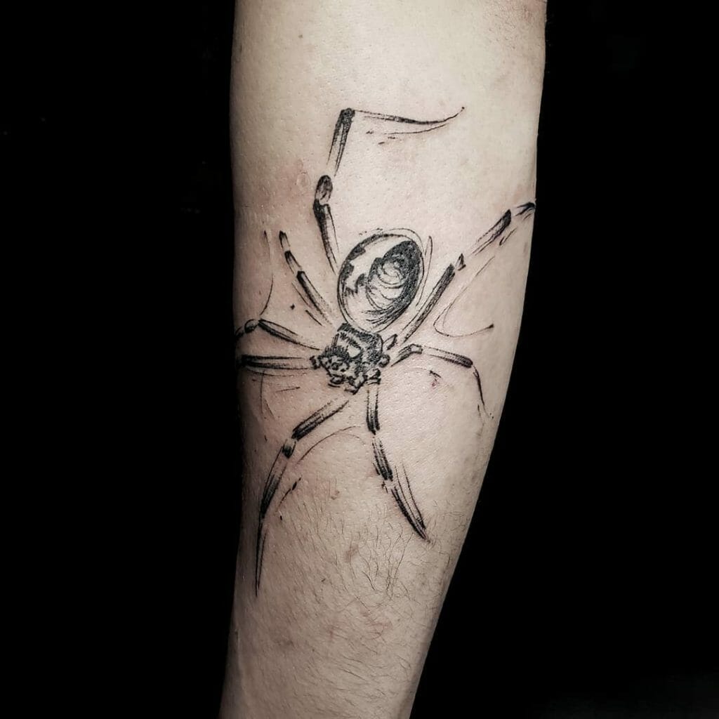 Badass Black Widow Tattoo