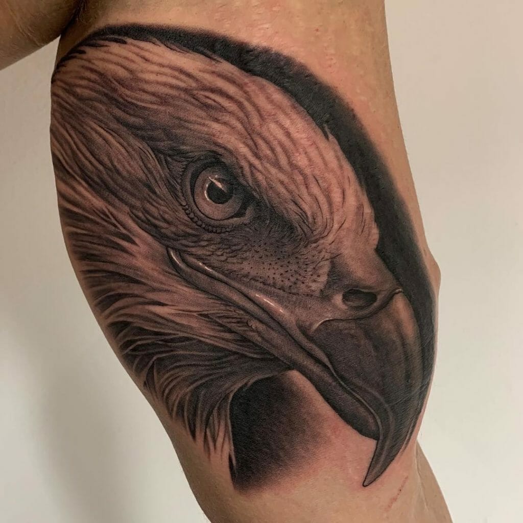 Bald Eagle Head Tattoo