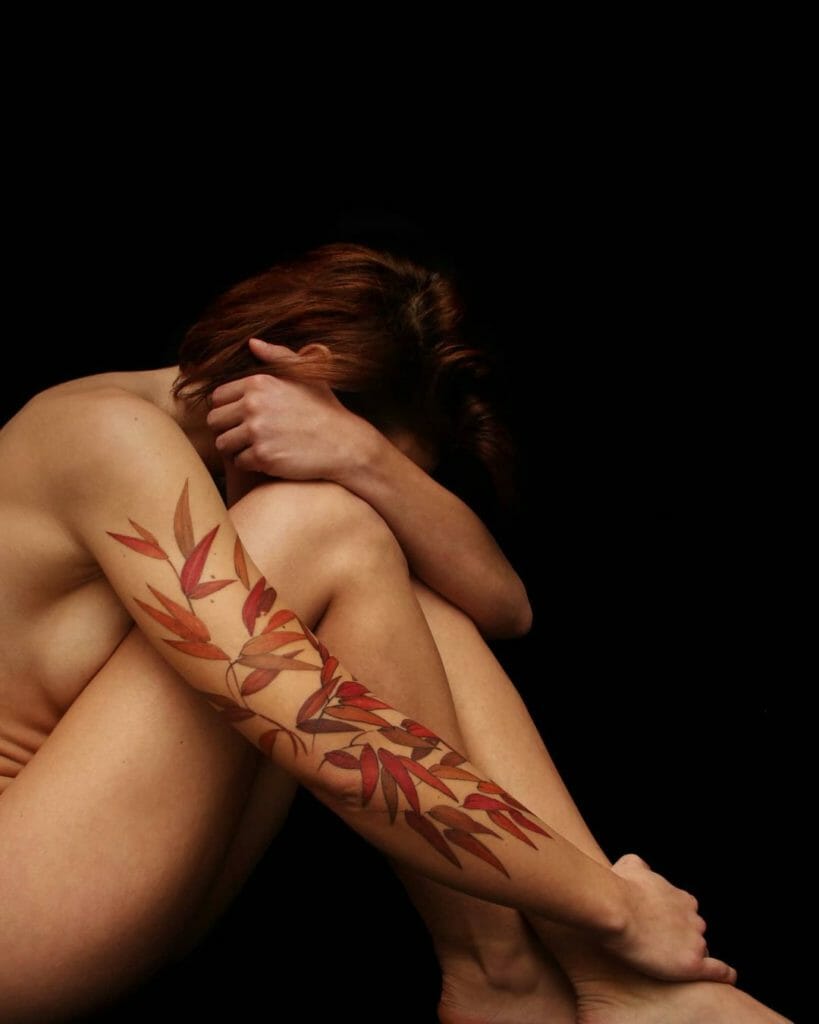 Bamboo Leaves Tattoos For Your Aesthetics