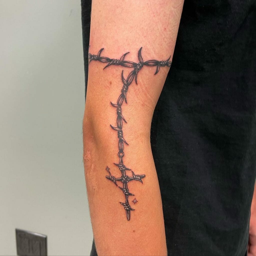 95 Captivating Barbed Wire Tattoos That Wont Fail To Impress You