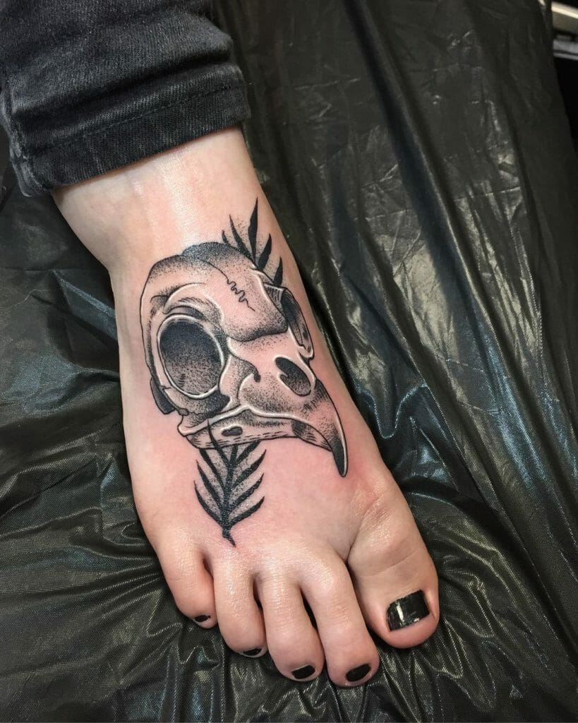 Barn Owl Skull Tattoo Ideas