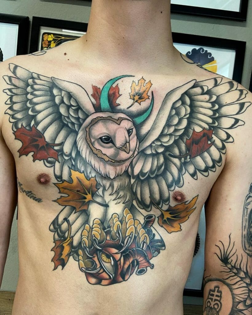 Barn Owl Tattoo