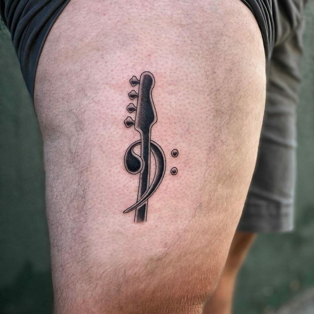 Bass Clef Tattoo by k421 on DeviantArt