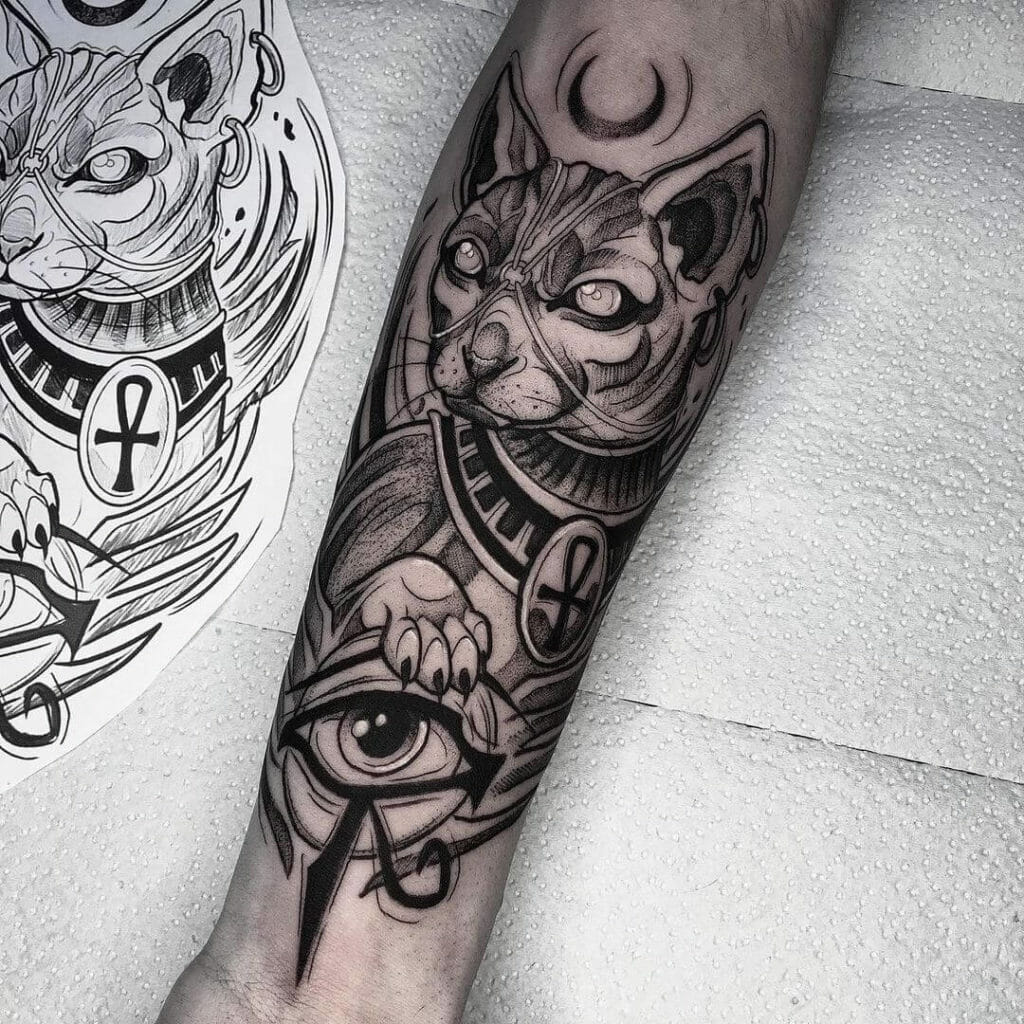 101 Best Bastet Tattoo Ideas You'll Have To See To Believe! - Outsons