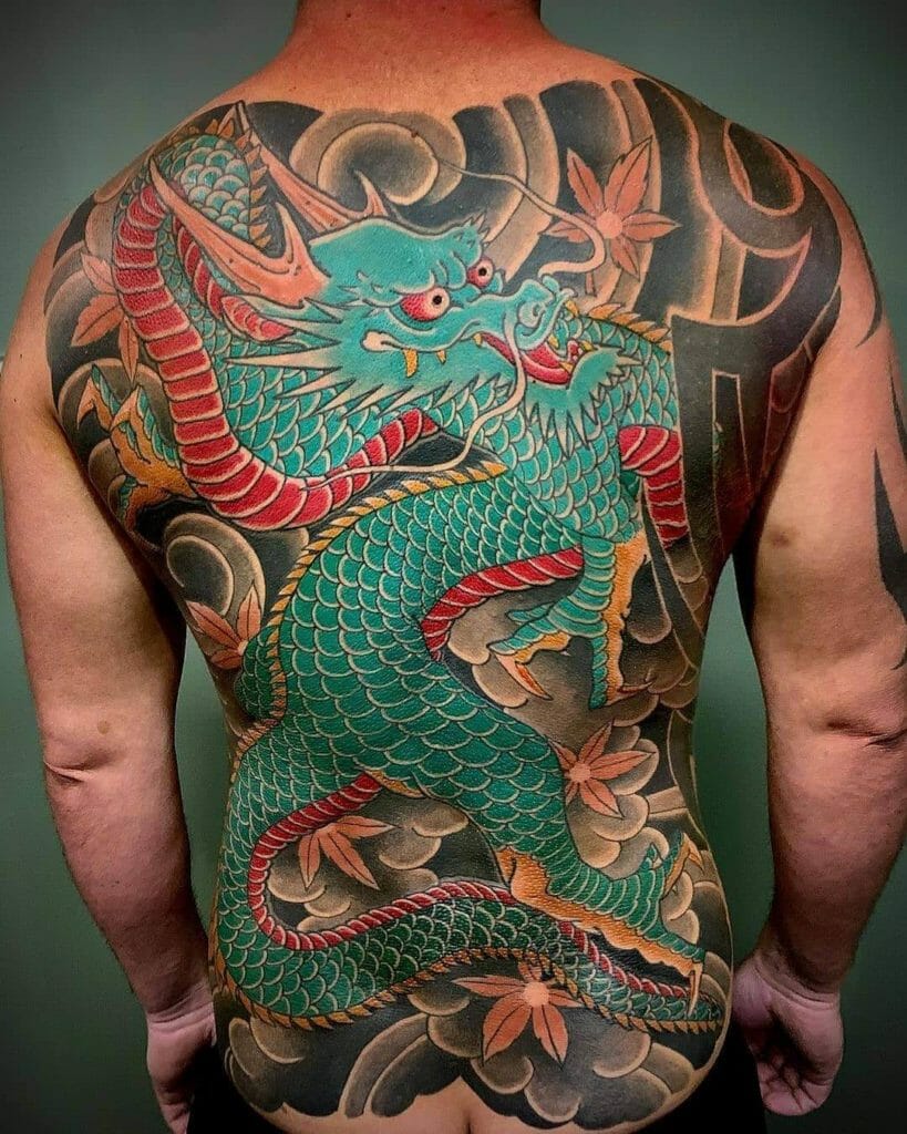 Beautiful Asian Dragon Tattoo Designs For Your First Back Tattoo