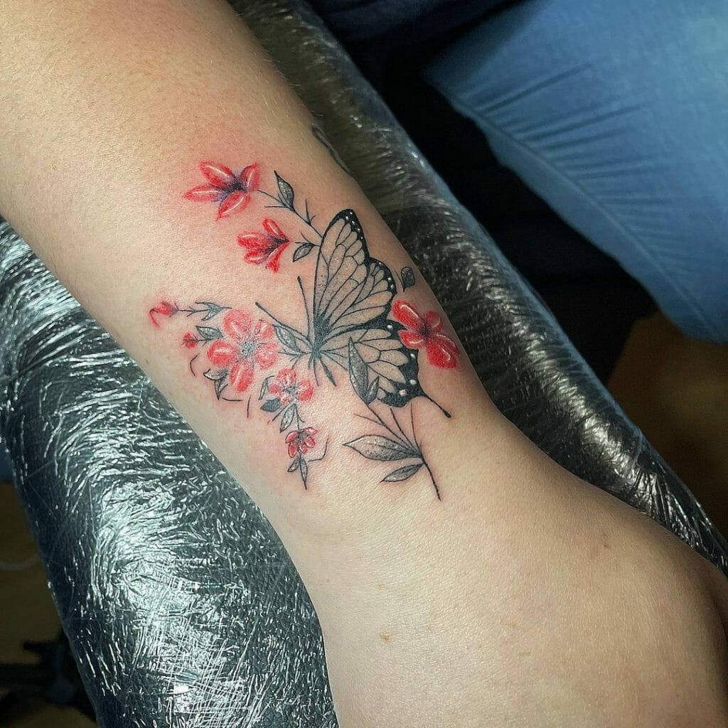 Beautiful Butterfly Tattoo Design