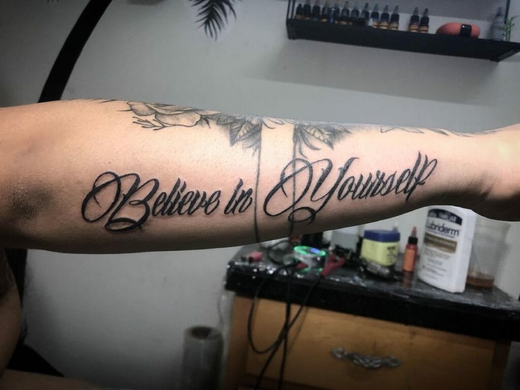 Believe In Yourself Tattoo