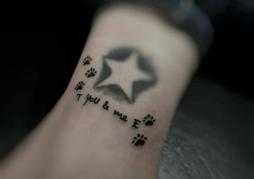 Little Paw Print Heart Temporary Tattoo / Small Dog Print Tattoo - Etsy  Singapore