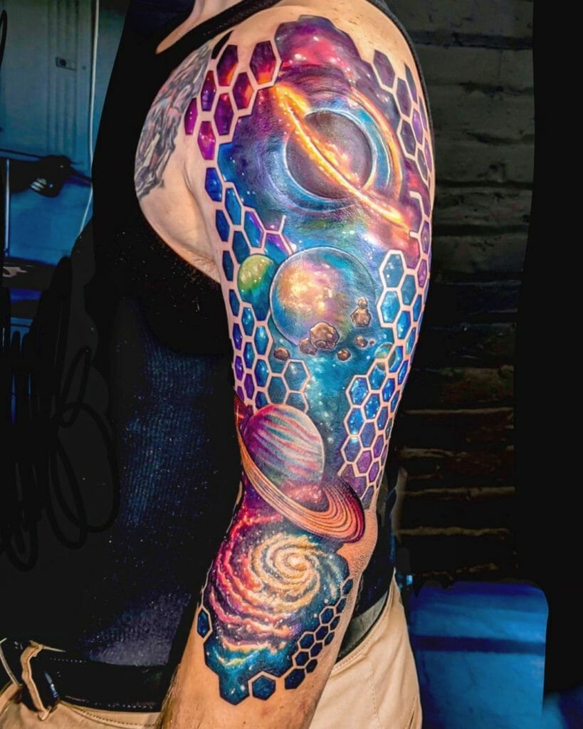 Black Hole In Space Tattoo
