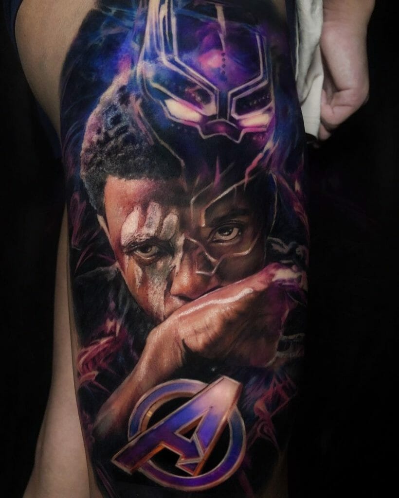 Black Panther Tattoo For The Marvel Fan