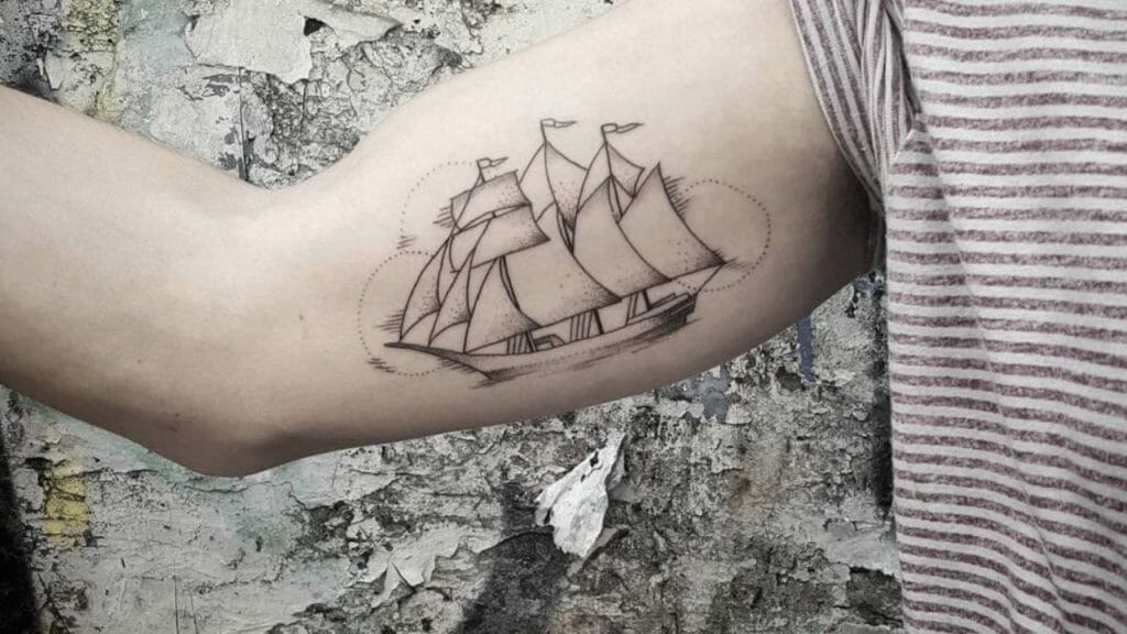 Black Ship Tattoo