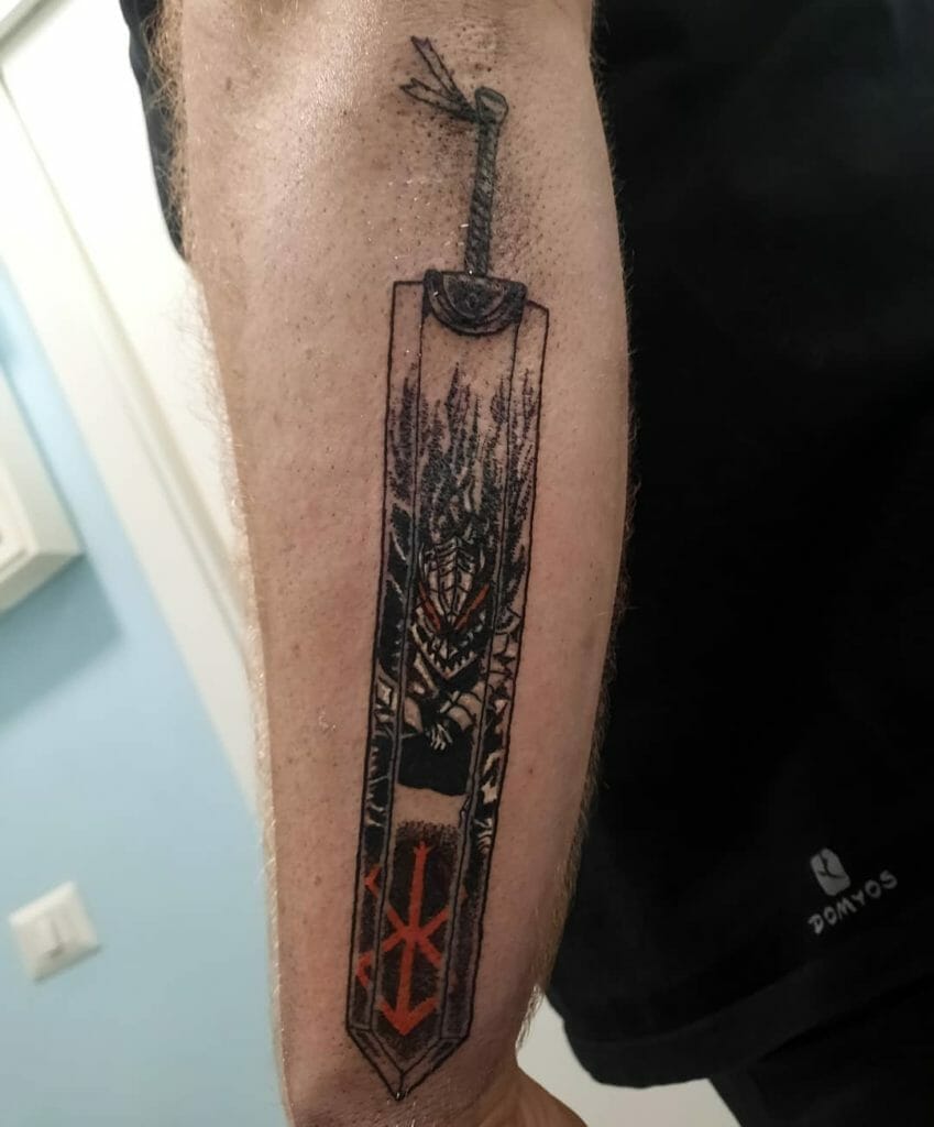 Brand Of Sacrifice Tattoo With The Berserk Dragon Slayer