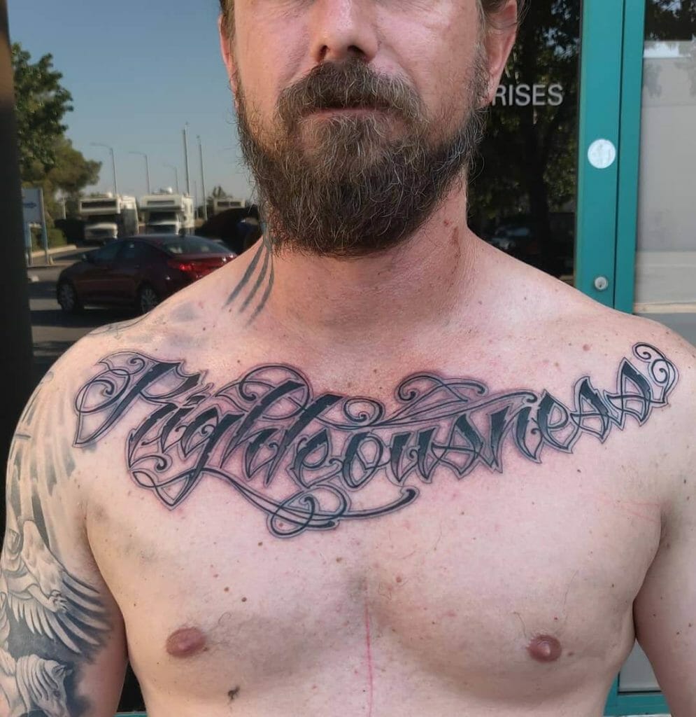 Breastplate Of Righteousness Tattoo