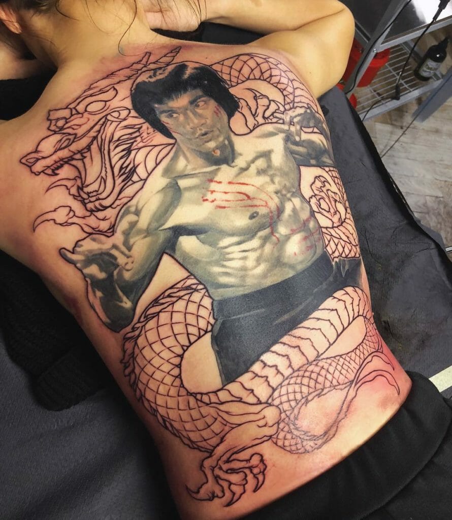Bruce Lee Dragon Tattoo