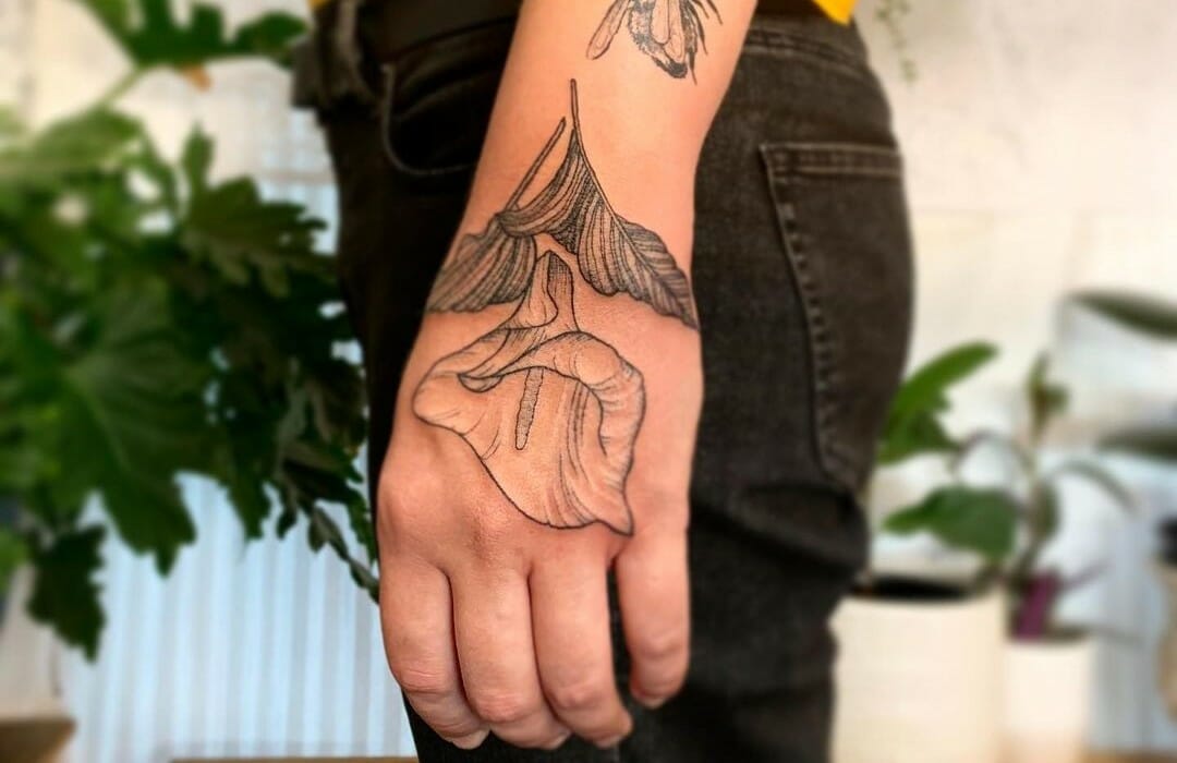 Swirly calla lily tattoo by TattooTribes on DeviantArt