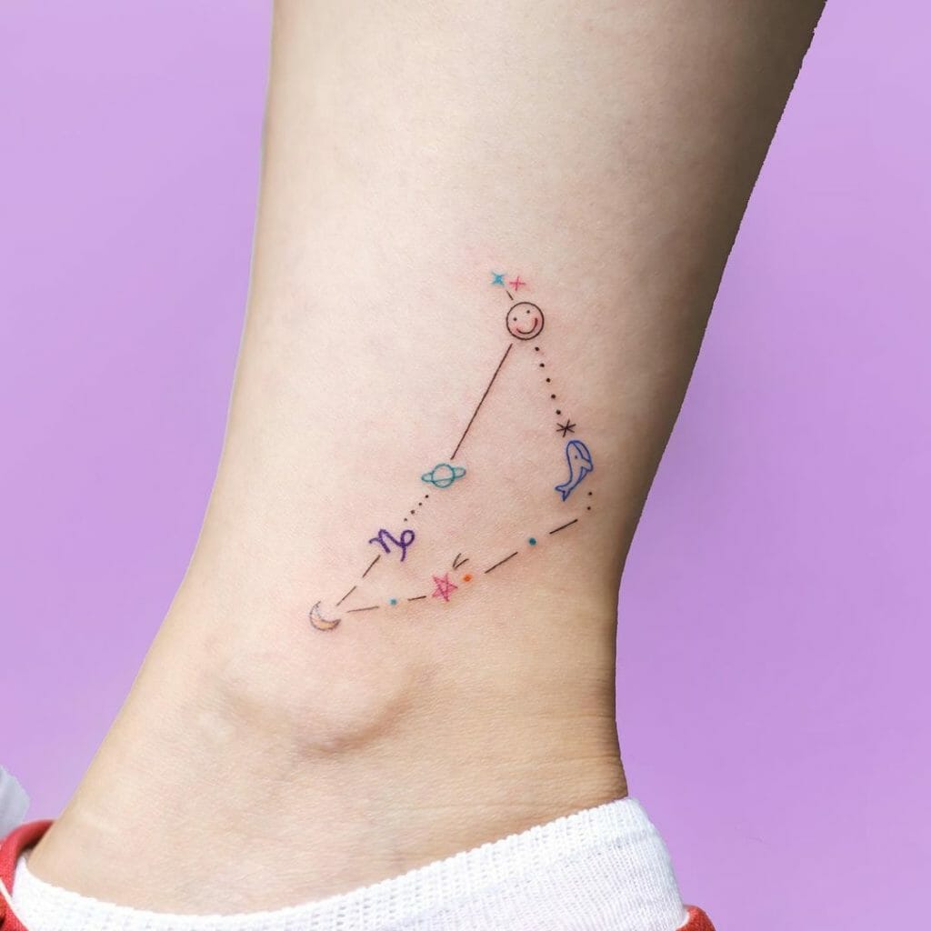 Capricorn Constellation Tattoo