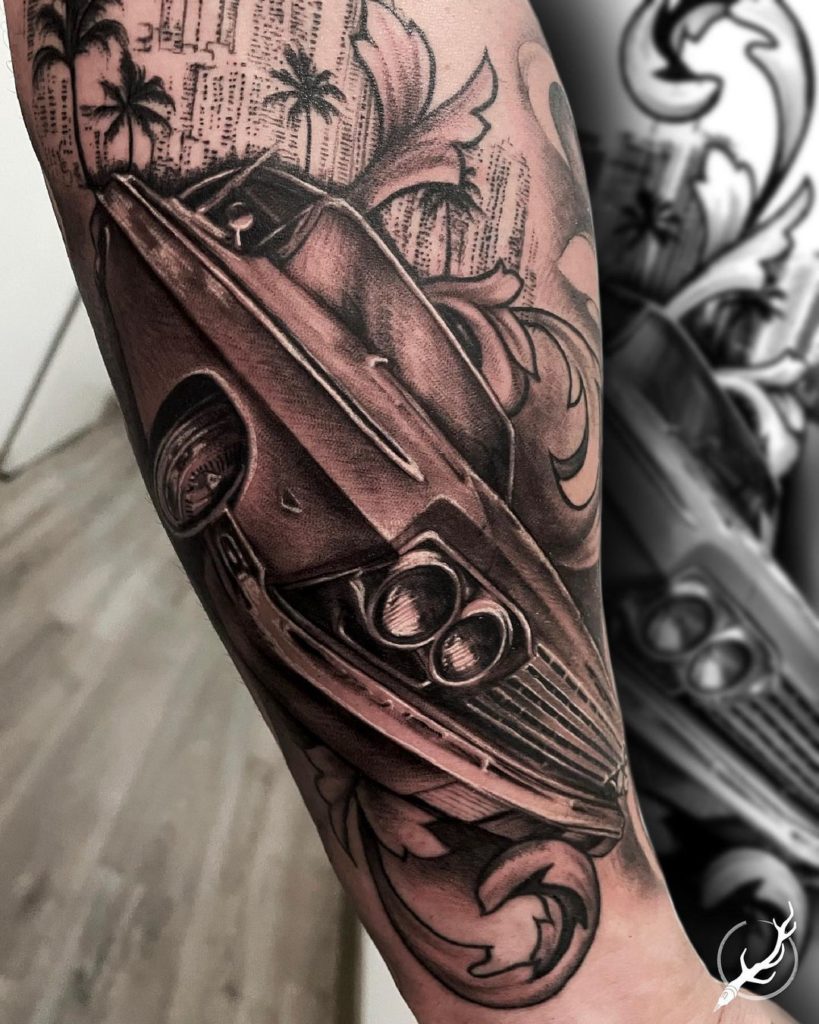 101 Best Car Tattoo Ideas You'll Have to See to Believe! - Outsons