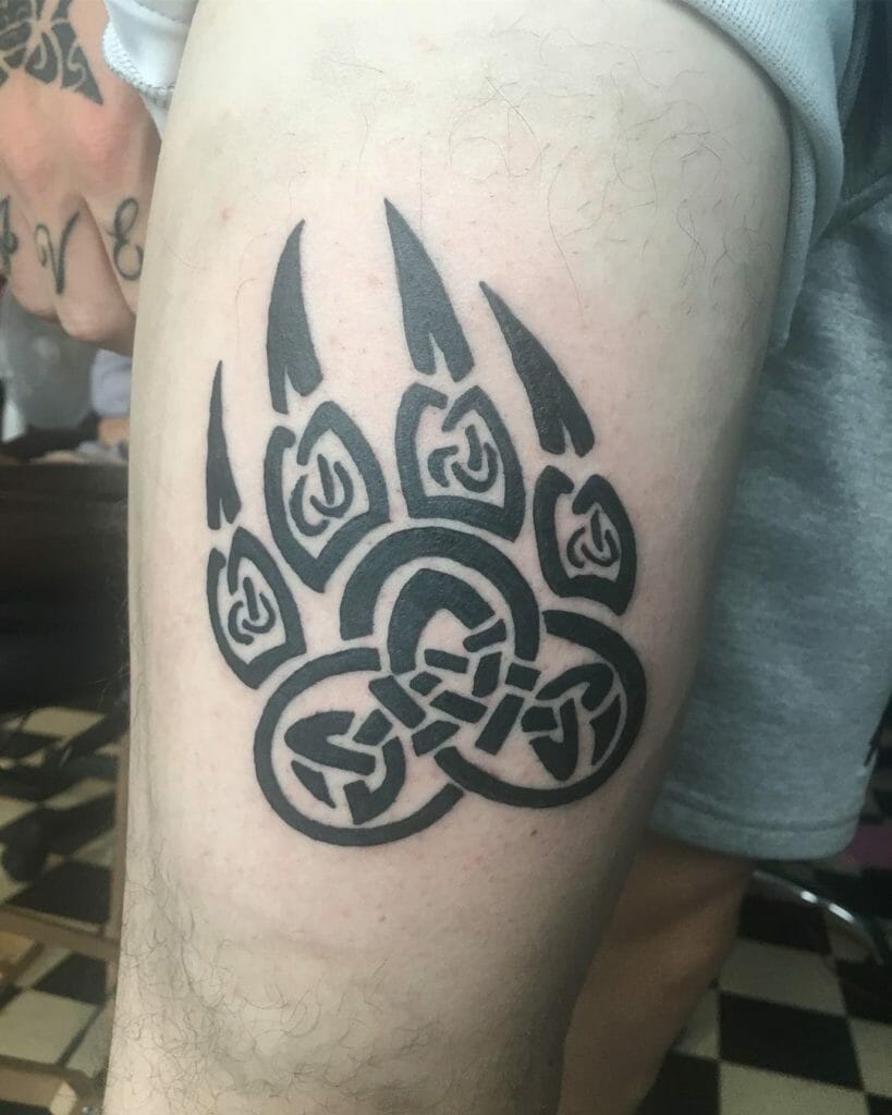 Celtic Bear Claw Tattoo