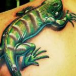 Chameleon Green Tattoo