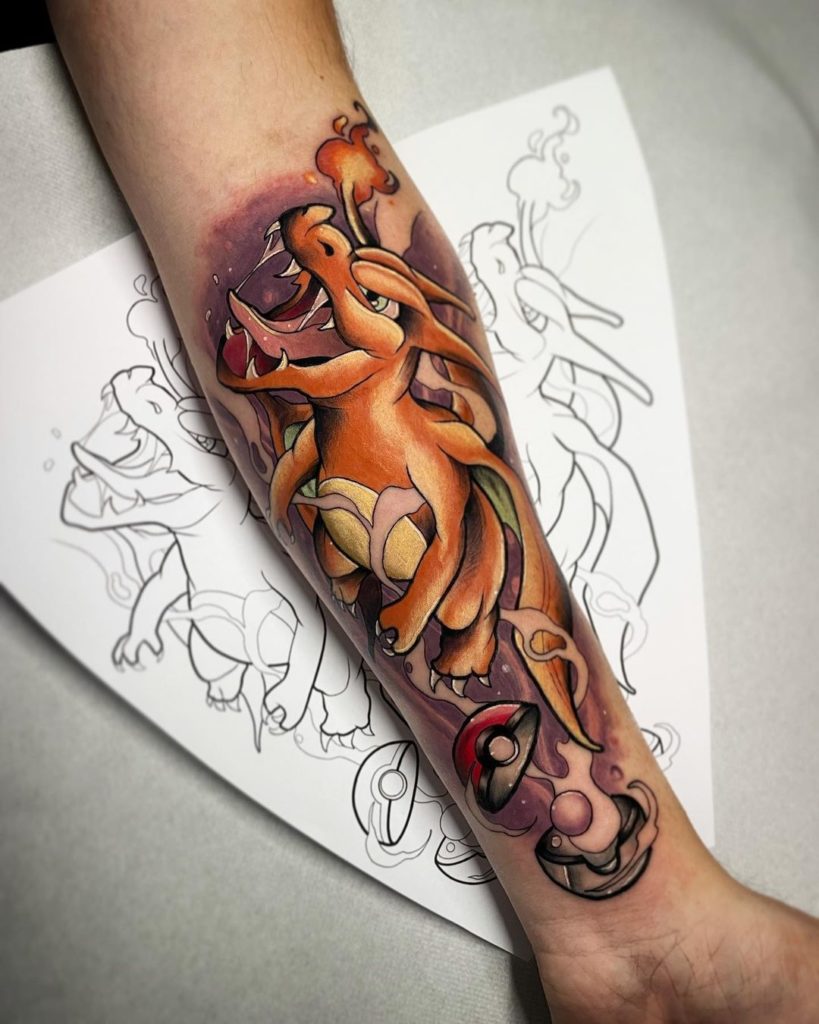 Charizard Dragon Tattoo