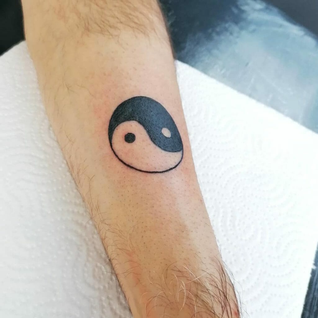 Charming Balance Tattoos With Yin-Yang Symbol
