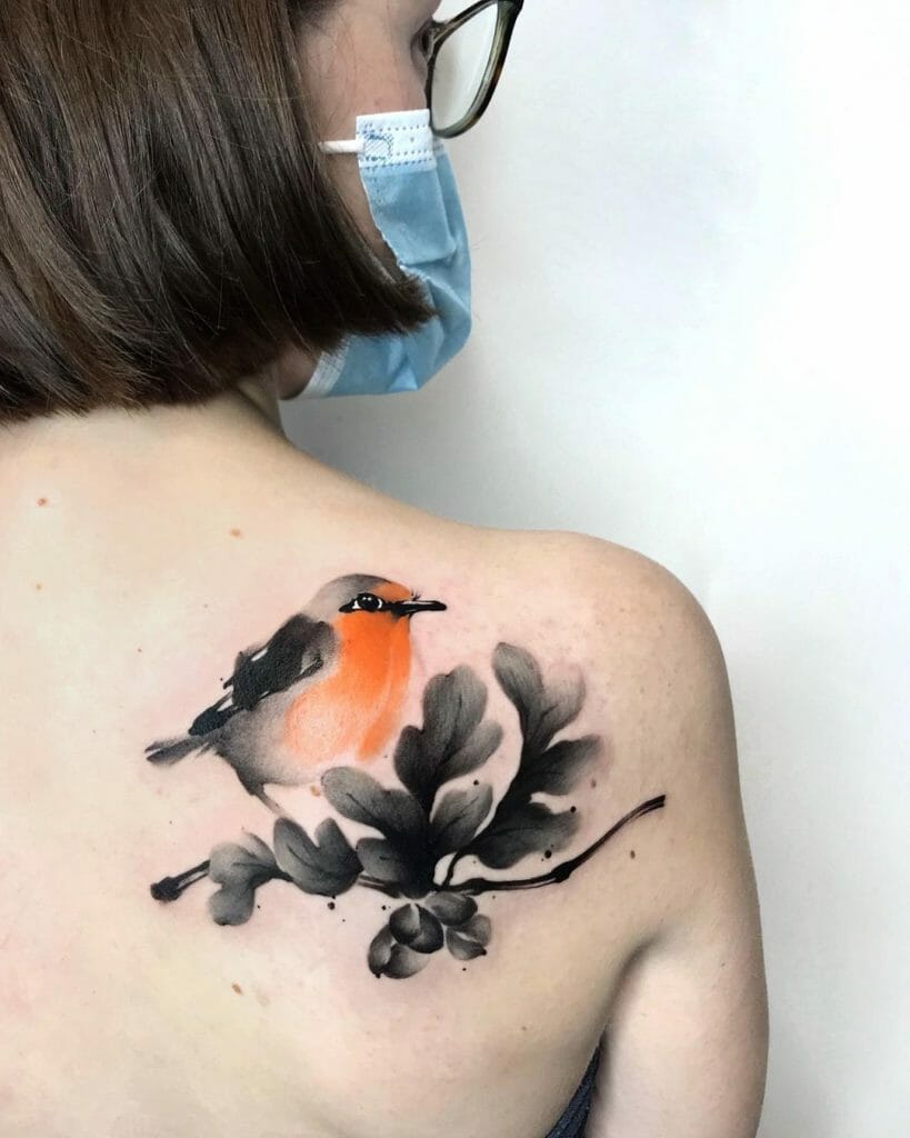 Charming Robin Tattoo
