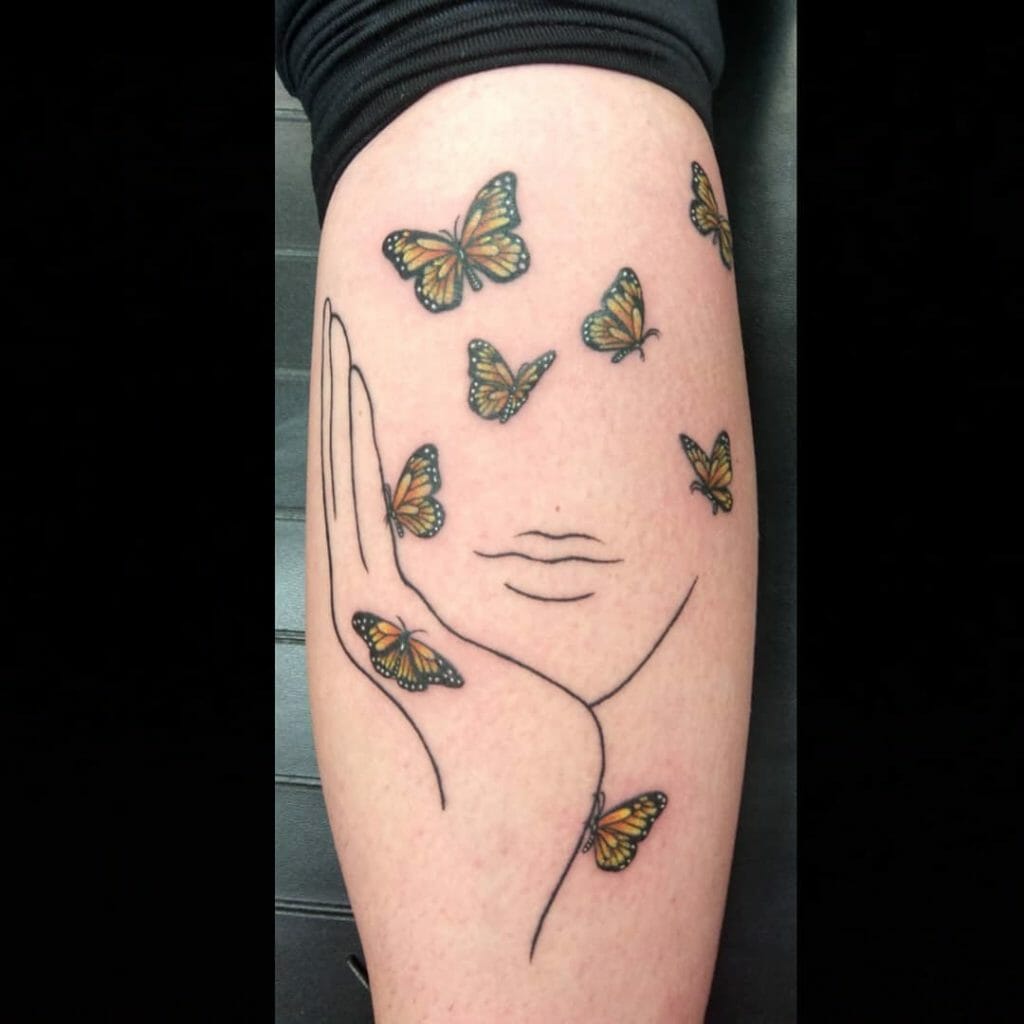 Colored Butter Tattoo
