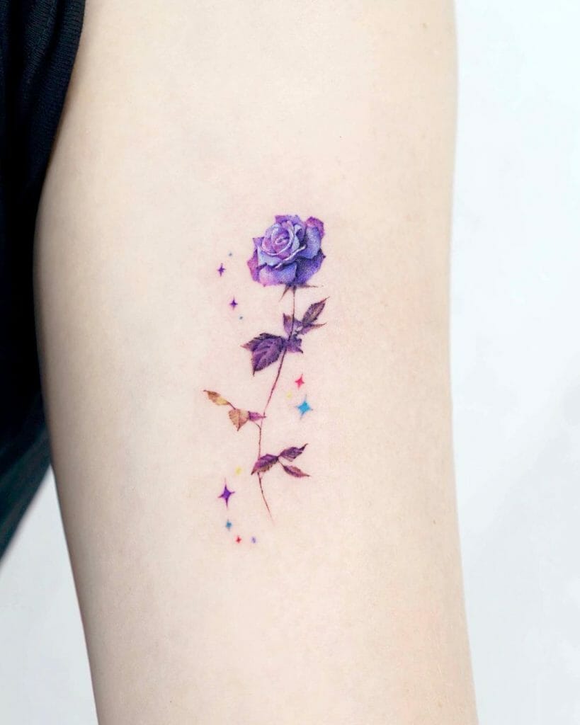 Colourful Designs For Botanical Tattoos
