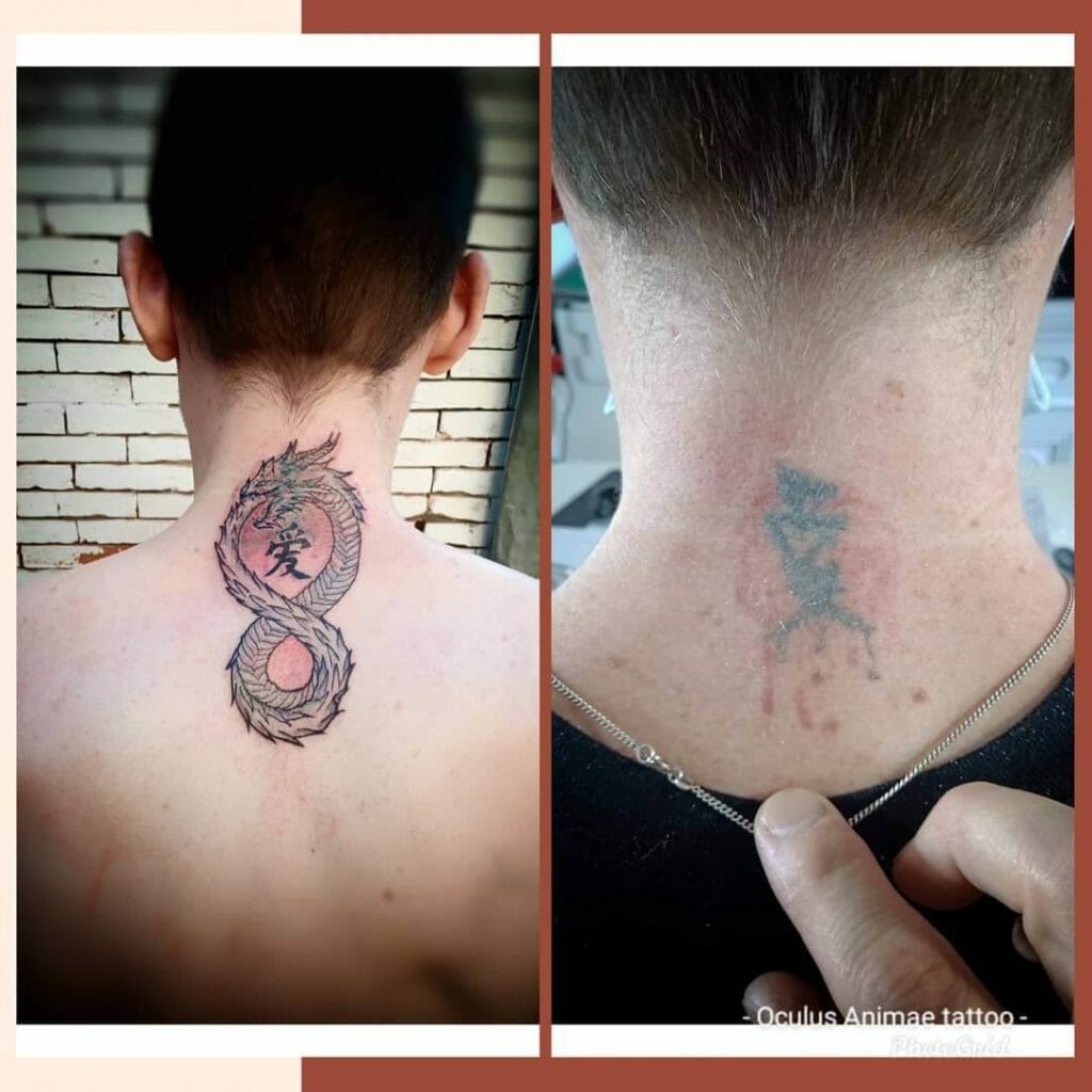 Coverup Dragon tattoo