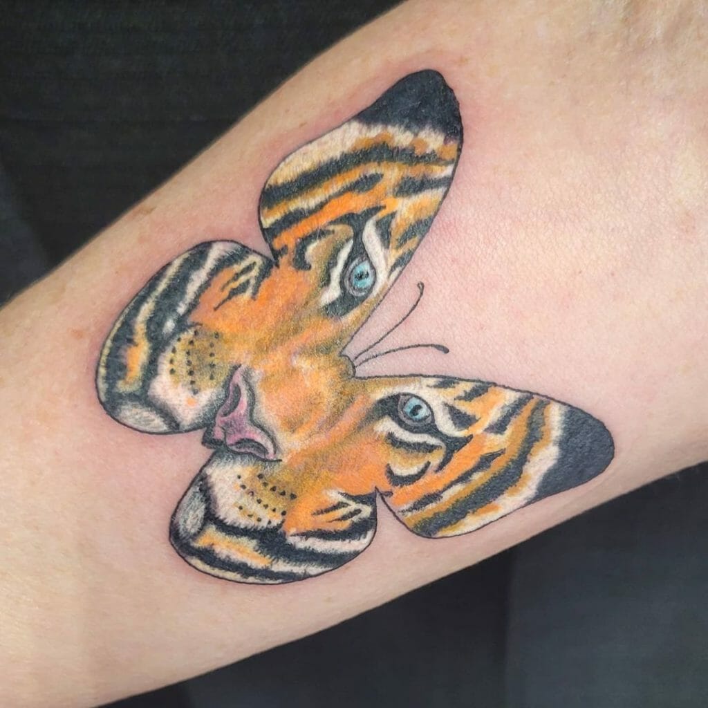Creative Butterfly Tattoo Hand