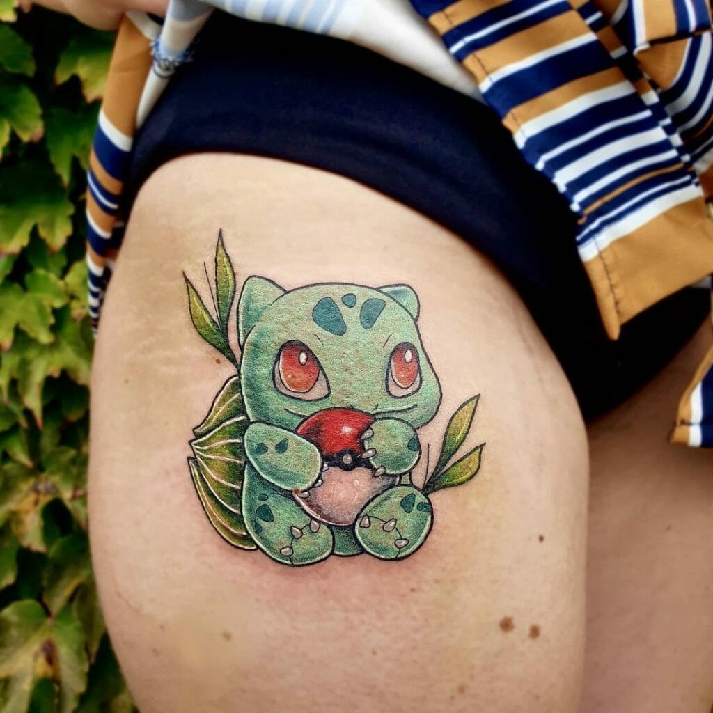 Cute Bulbasaur Tattoo