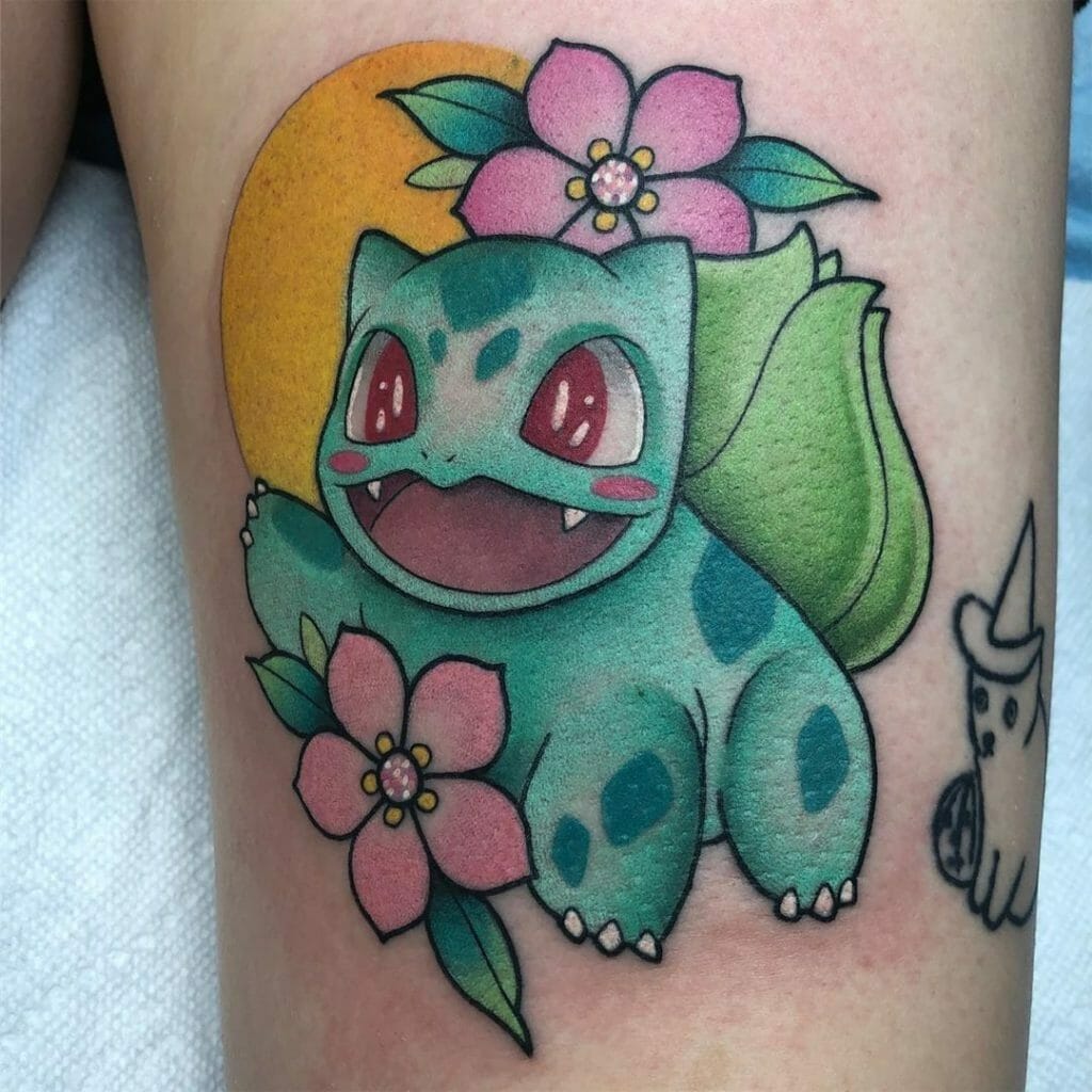 Cute Bulbasaur tattoo
