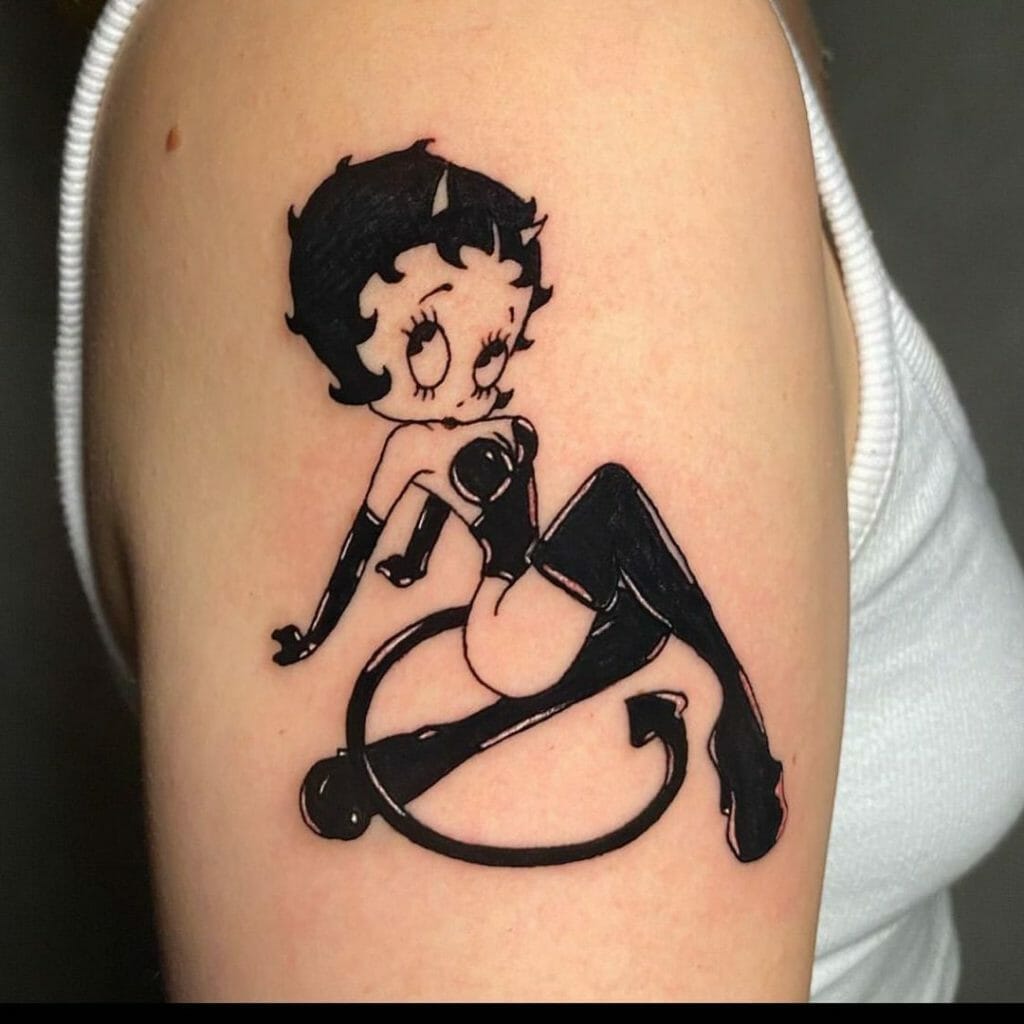 Devil Betty Boop Tattoo