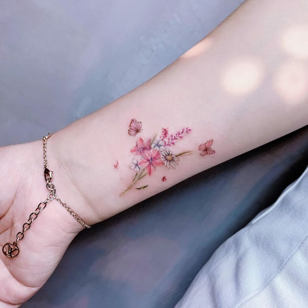 Dlicate Butterfly Tattoo