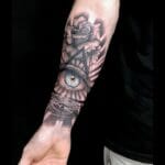 Eye seeing tattoo