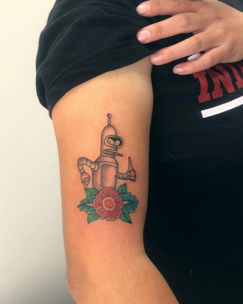Floral Bender Tattoo