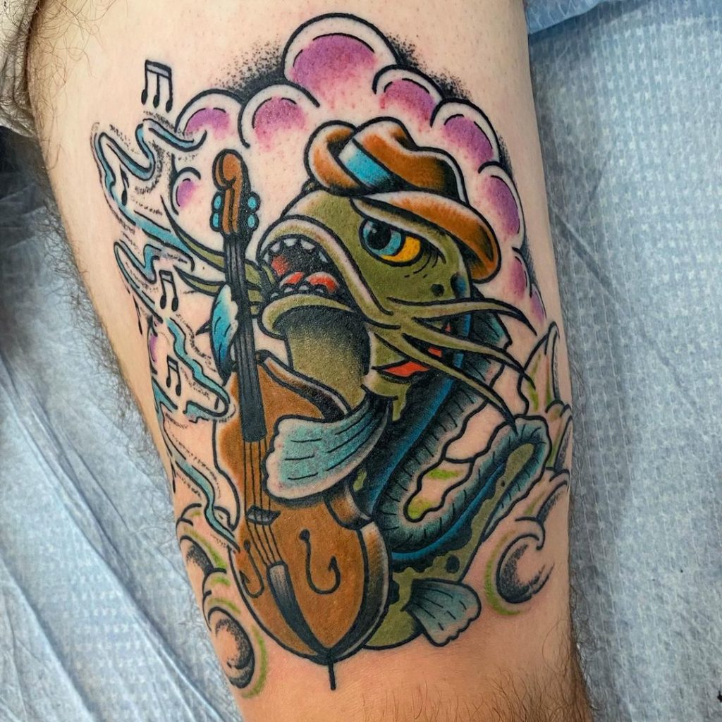 Funny Catfish Tattoo Designs For Men And Women