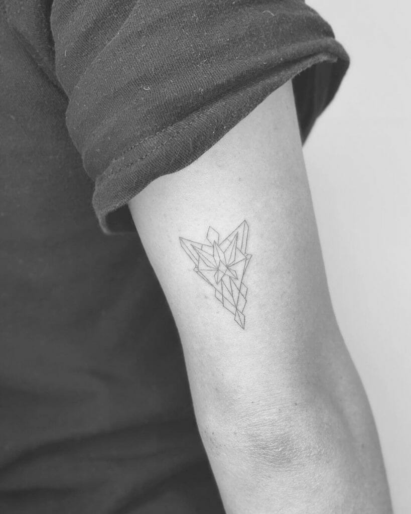 Geometric Arrowhead Tattoos