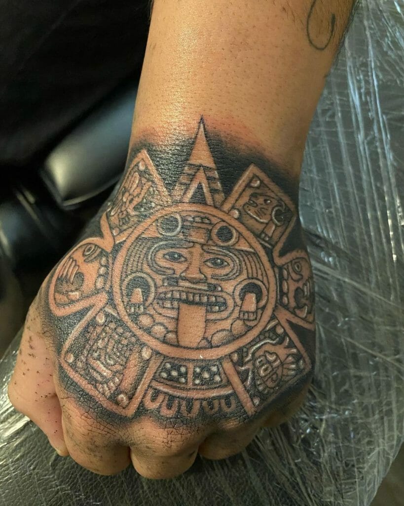 Gorgeous Aztec Tattoo Ideas For Our Hands