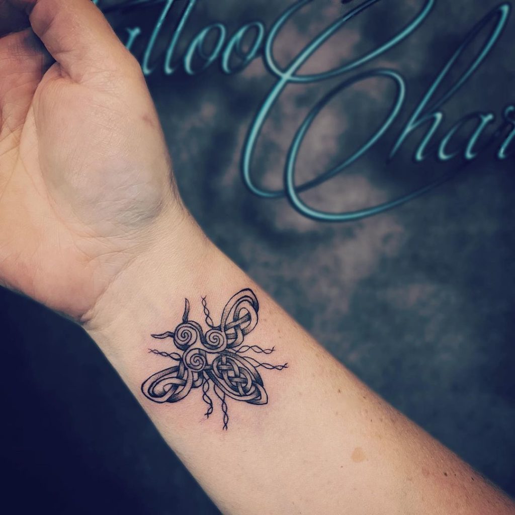 Insect Celtic Knot Tattoo