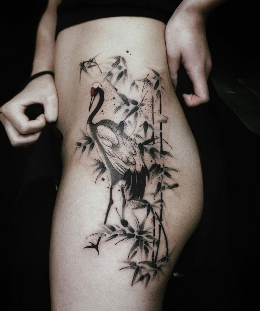 Inspiring Chinese Bamboo Tattoo