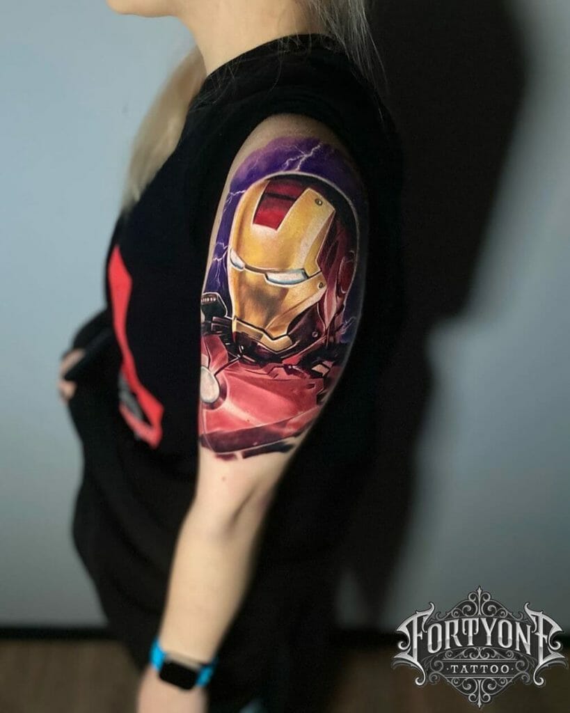 Invincible Iron Man Tattoo