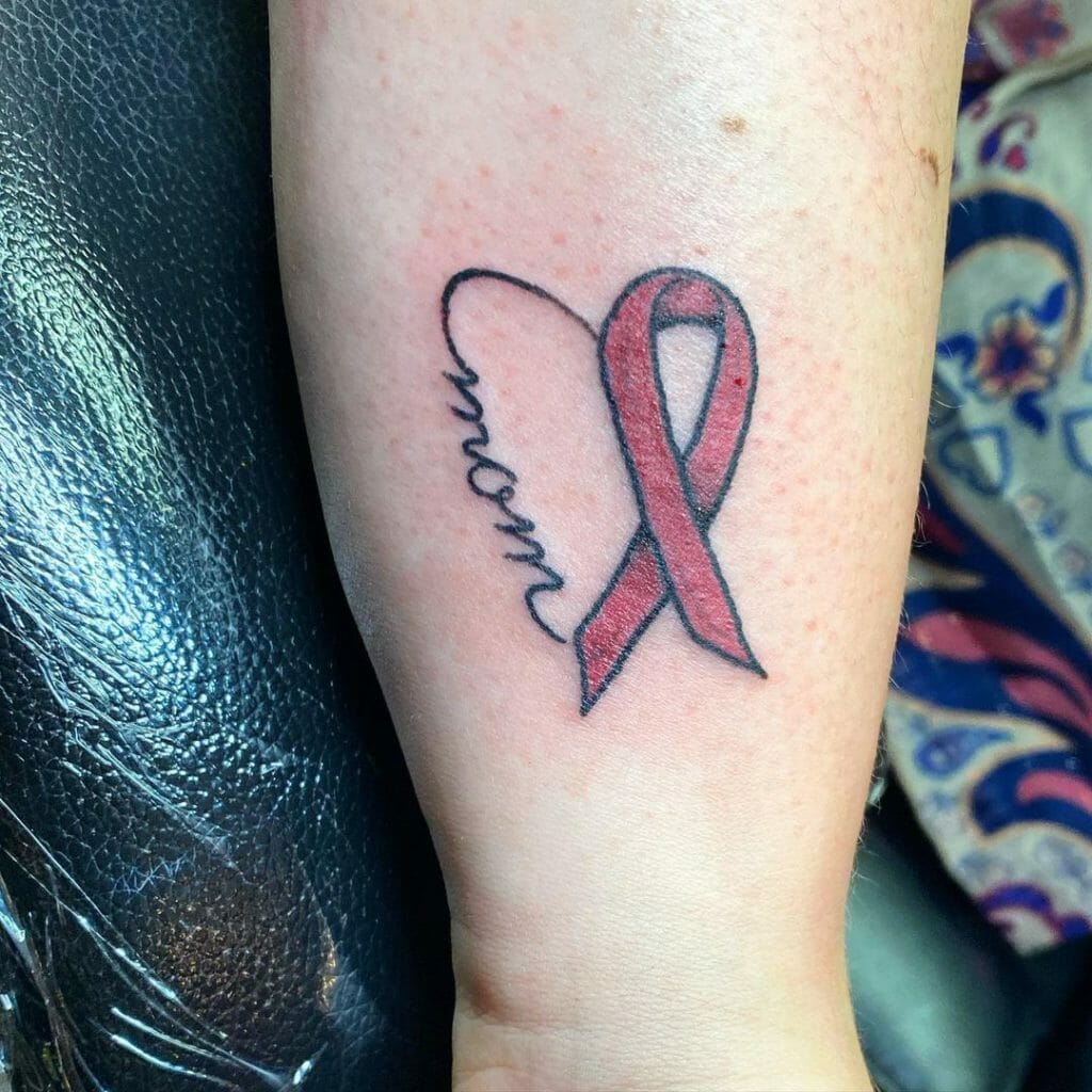 Lovely Ideas Of Remembering Someone Through Breast Cancer Ribbon Tattoo