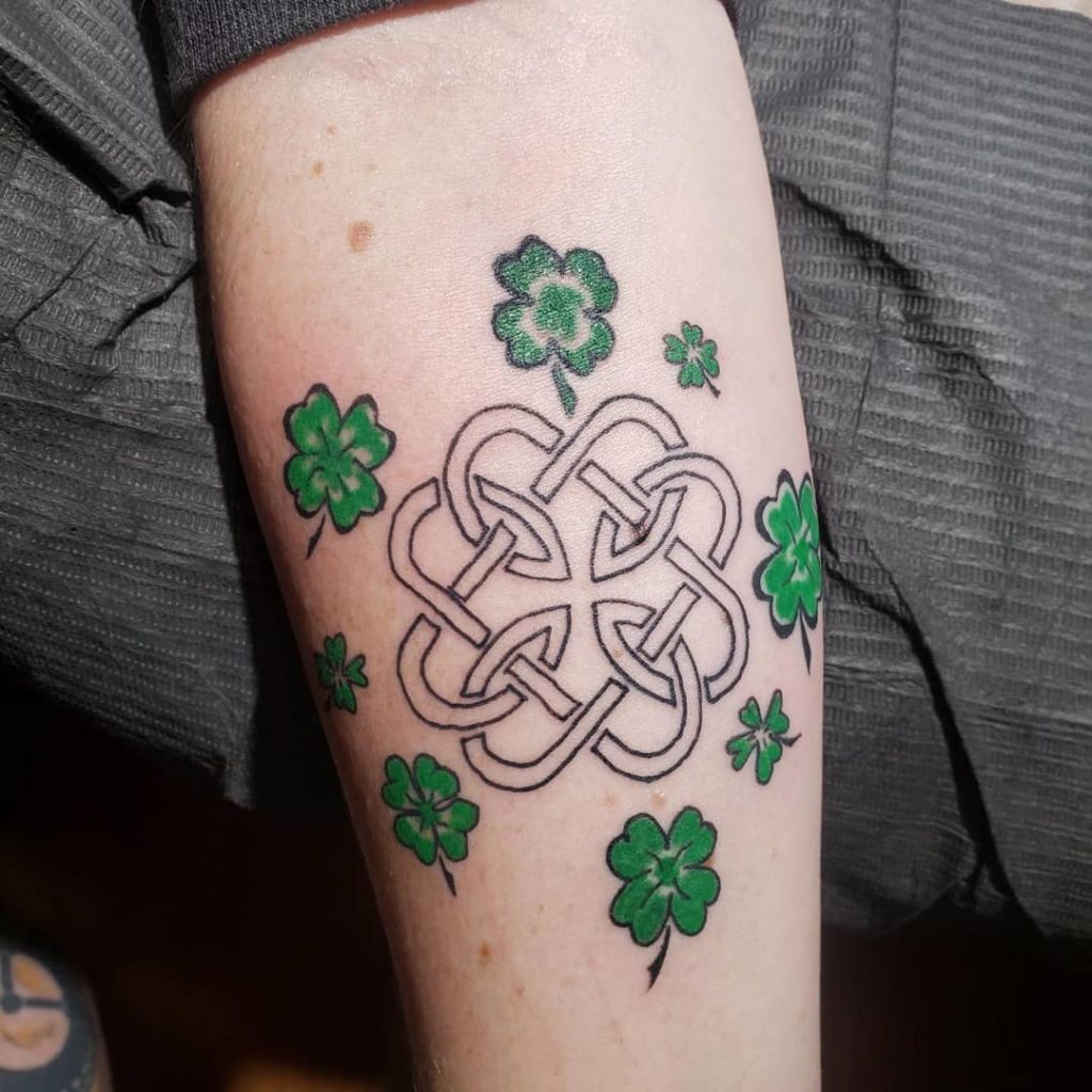 Lucky Irish Celtic Knot Tattoo